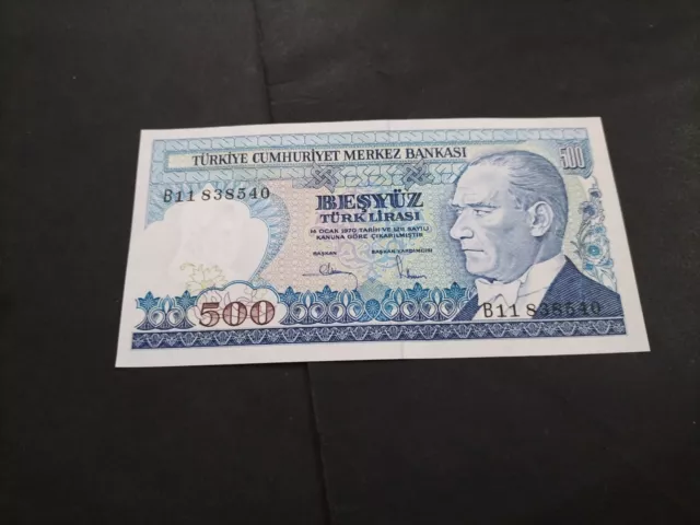 Turkey 500 Lira 1984 UNC