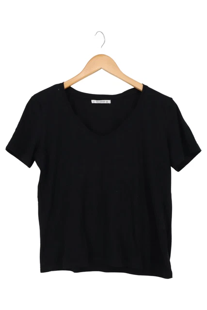 PULL BEAR T-Shirt Damen Gr. S schwarz