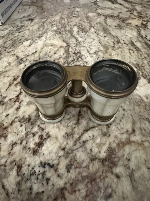 Vintage Opera Glasses Mother Of Pearl Paris Binoculars