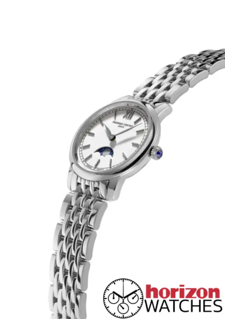 Frederique Constant - Slimline, Moonphase Stainless Swiss Women's Quartz Watch
