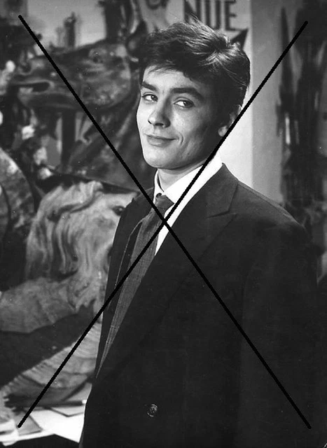 Photo Vintage – Alain Delon, Johnny Hallyday, Sylvie Vartan, Jean-Jacques Debout