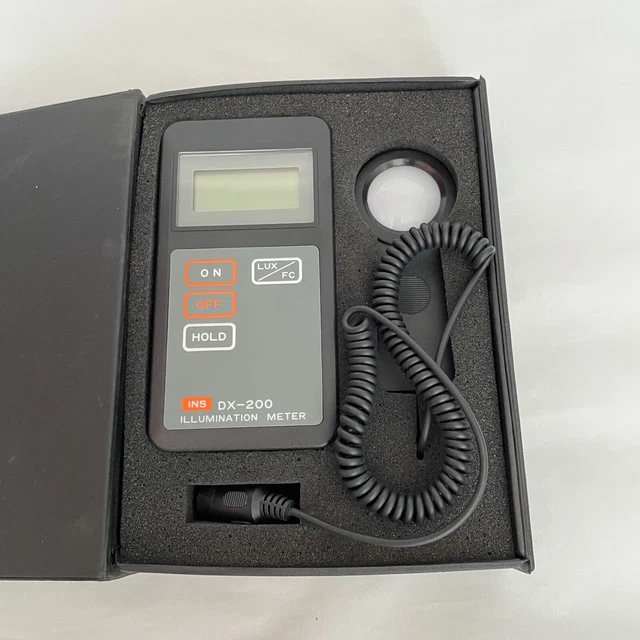 INS DX-200 Misuratore digitale lux/FC - Misuratore di alta precisione