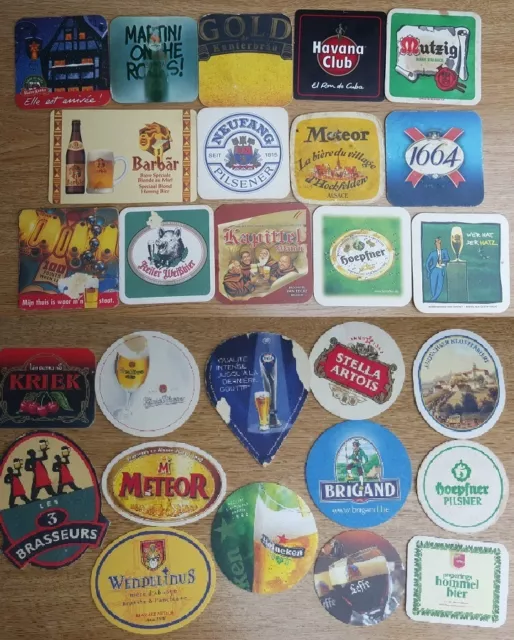 Collection de dessous de verre de Bière; Beer Mats / Coasters
