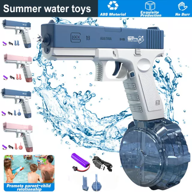 Electric Water Guns-Pistol for Adults & Children Summer Pool Beach Toy Outdoor