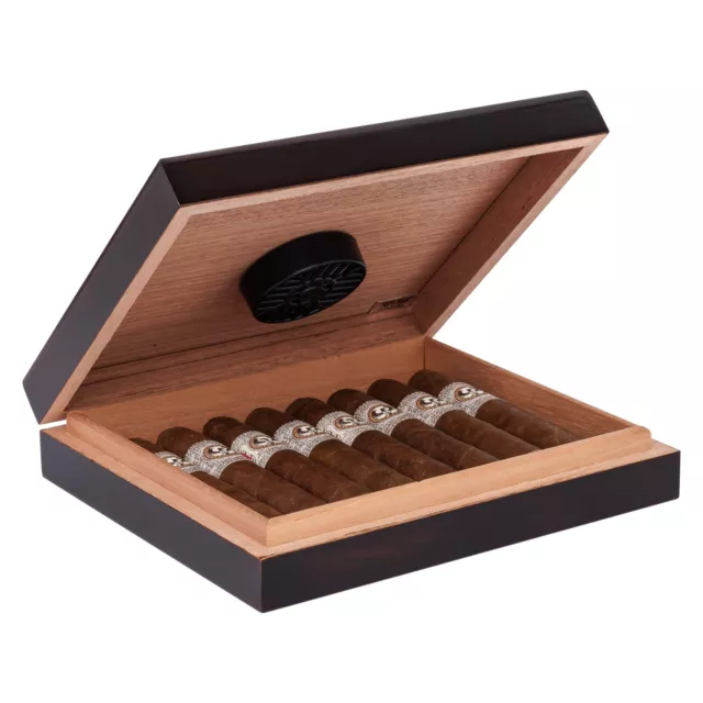 Quality Importers Travel Humidor (15 Cigars) - Mahoghany