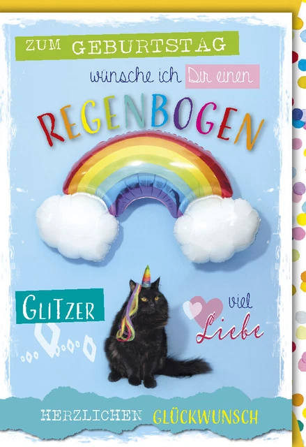 GLÜCKWUNSCHKARTE GEBURTSTAG SPRUCH Zum Geburtstag Wünsche ich dir einen