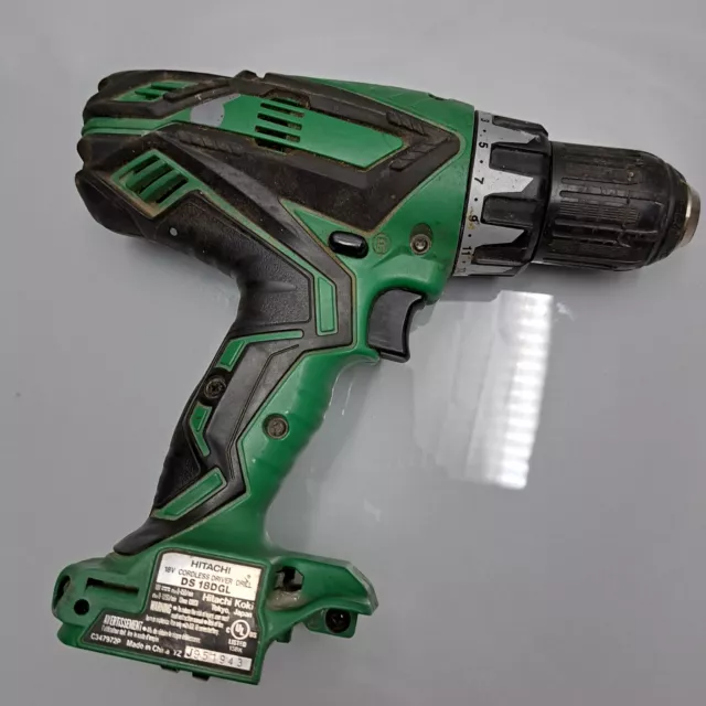 Hitachi 18V Li-Ion 1/2" Cordless Driver/Drill DS 18DGL