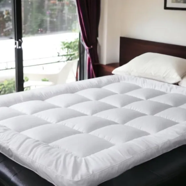 Hotel Quality Mattress Topper 10cm Deep Thick Single Double King Super ALL SIZES