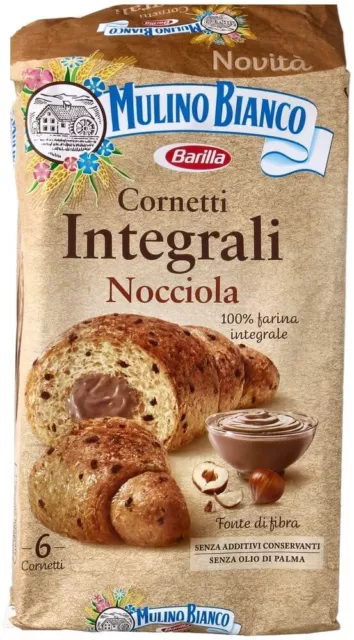 Mulino Bianco Cornetti Integrali Nocciola Haselnuss Kuchen Vollkorn