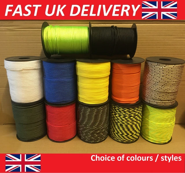 PARACORD ROPE GUY line sailing lanyard caravan camping awning gazebo tent  cord £3.74 - PicClick UK