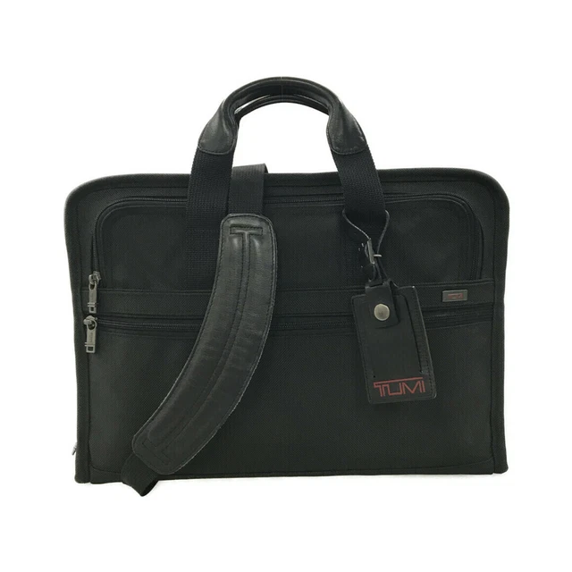 Tumi 2 Way Shoulder Bag Business Briefcase Diagonal Hanging Mens Black