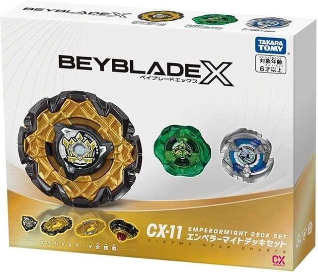 Takara Tomy Beyblade X CX-11 Emperor Mite Deck Set, Gioco Di Sfida Per Bambini, Istruzioni Incluse