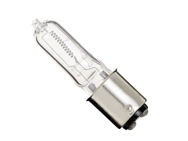 10 Pack Satco S3122 Style 150W T4 Clear Halogen Bulbs DC Bayonet BA15d Base