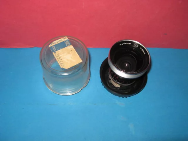 Very rare lens Pro-Tessar f3.2/35mm by Carl Zeiss  for Zeiss Ikon Contaflex SLRs