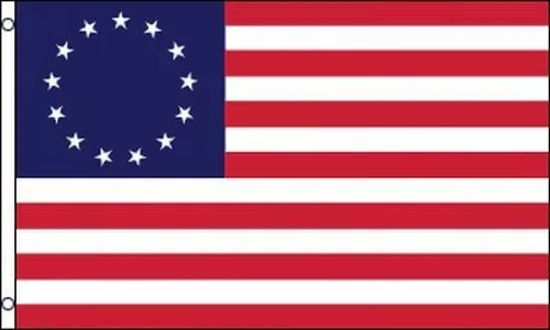 Betsy Ross US Flag 3x5 13 Stars Stripes American Revolutionary War United States