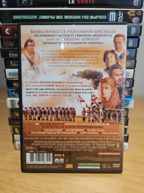 DVD - THE PATRIOT le chemin de la liberté - Version longue - Mel Gibson 2