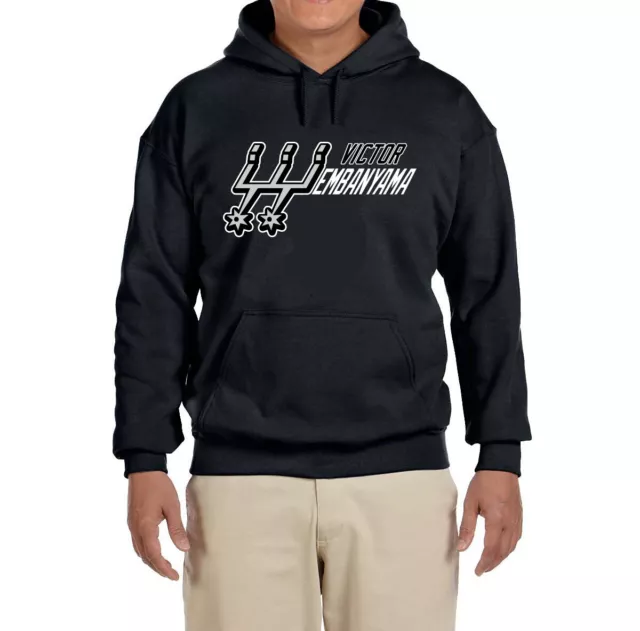 Victor Wembanyama Logo San Antonio Spurs Hooded sweatshirt