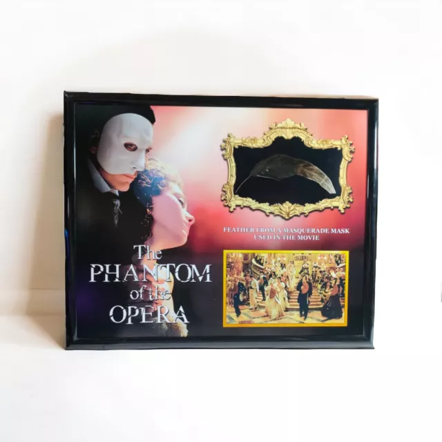 The Phantom Of The Opera Masquerade Screen Used Movie Prop Display Coa Rare