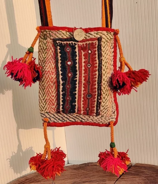 Banjara Handmade Kuchi Ethnic Embroidery Tribal Tassel Boho Shoulder Bag