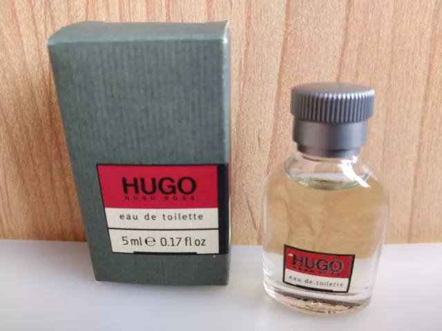 Miniature de Parfum - Hugo Boss : Hugo - Eau de toilette H 5 ml - Serigr. abimée