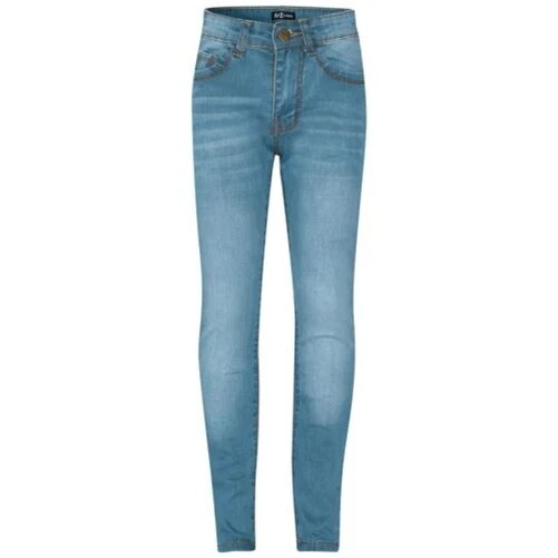 Bambine Skinny Jeans Firmati Luce Blu Denim Elasticizzato Pantaloni Fit 5-13