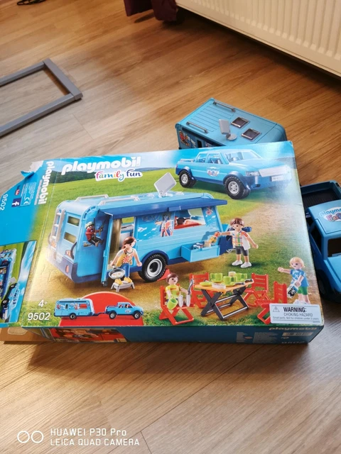 Caravane Playmobil 9502 - Jeu D'occasion Incomplet, Pour Collection Ou Pièces