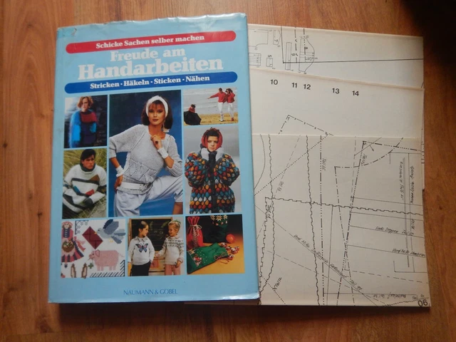 Freude am Handarbeiten Stricken Häkeln Sticken Nähen 80er jahre 1986