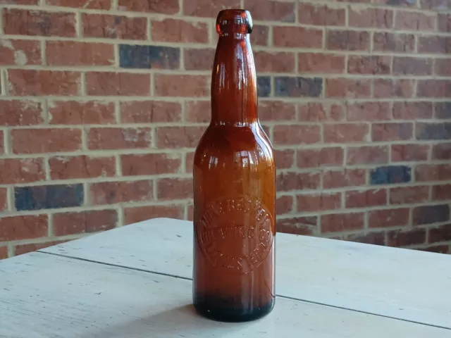 Antique THE E. BECKER BREWING Co. Lancaster OHIO OH Pre-Pro Blob Top BEER BOTTLE