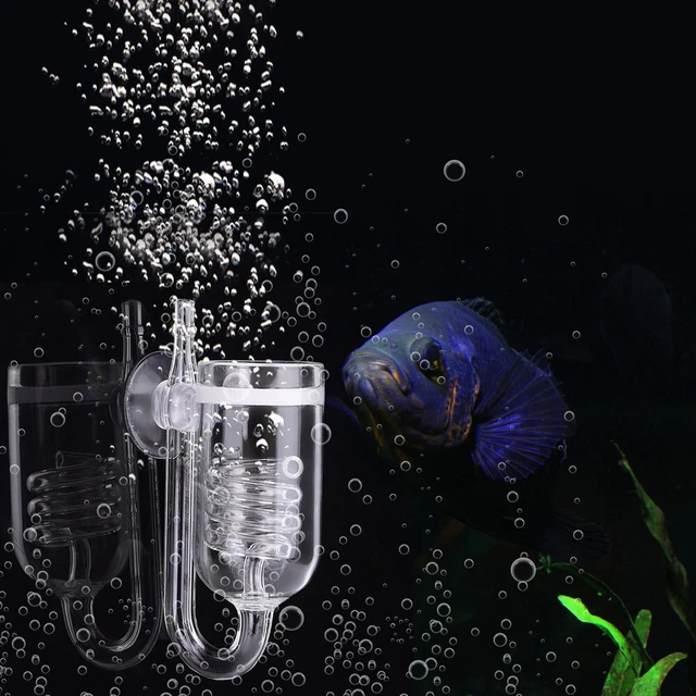 AP-030 High Transparent Glass Aquarium Carbon Dioxide Refiner Water Plants T DB3