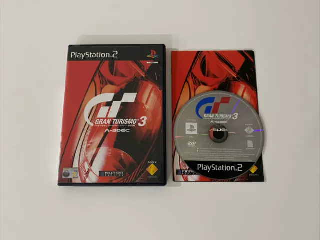 Gran Turismo 3 A-Spec Sony Playstation 2 PS2 Game Complete With Manual.