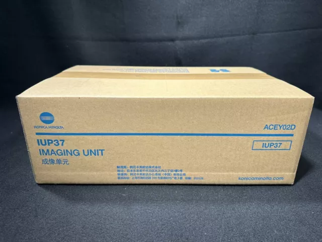 Unidad de Imagen Genuina Konica Minolta IUP37 ACEY02D FABRICANTE DE EQUIPOS ORIGINALES IUP-37 TOTALMENTE NUEVA Negra 3