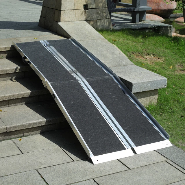 FOLDING ALUMINIUM WHEELCHAIR Ramp Portable Mobility Scooter Home/Car