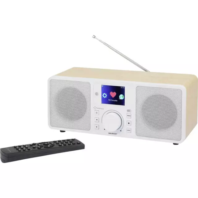 Radio DAB Renkforce RF-IRDAB-RETRO1 DAB+, FM, Internet AUX, Bluetooth, WiFi,