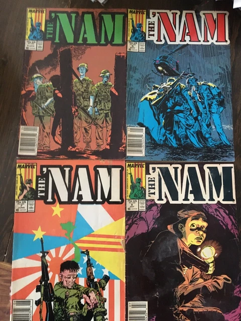 The ‘Nam Comic Book Lot. (Issues 5-8). Marvel 1987. VG