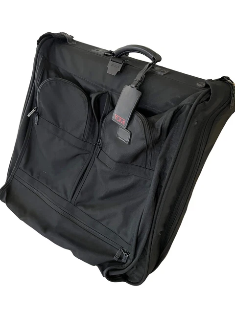 TUMI ALPHA ROLLABOARD BLACK GARMENT EXTENDED STAY SUITCASE LUGGAGE 24+ inches