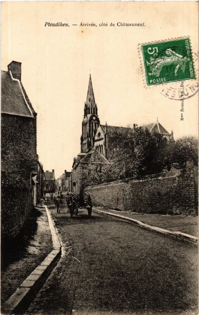 CPA AK Pleudihen - arrival rating of CHATEAUNEUF (584929)