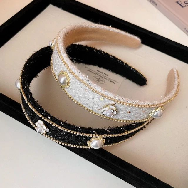 Cerchio capelli perline trucco lavaggio viso strass fascia fronte donna
