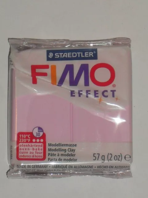 Pâte Fimo Effect - Blanc Pailleté - 57G