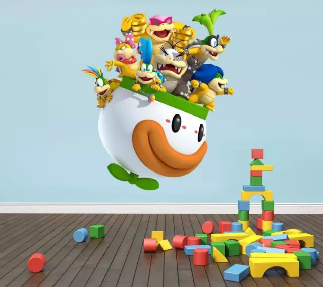 Koopalings Decal Removable Graphic Wall Sticker Decor Art Super Mario Smash Bros