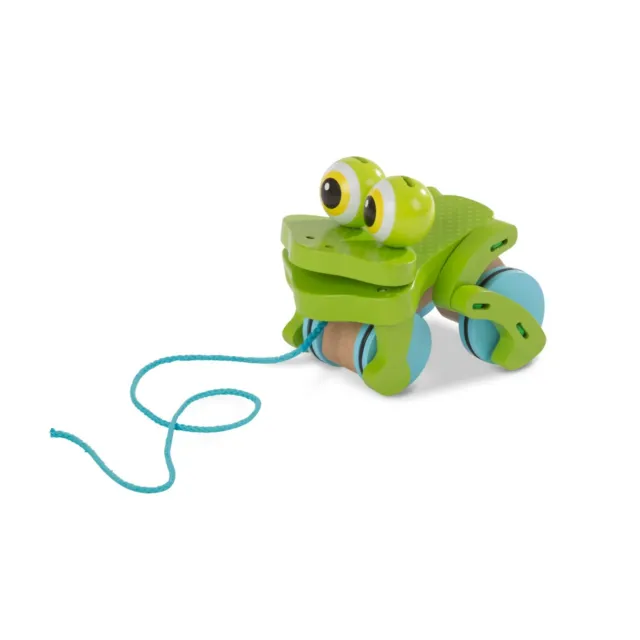 Melissa & Doug - First Play Frolicking Frog Pull - Learning