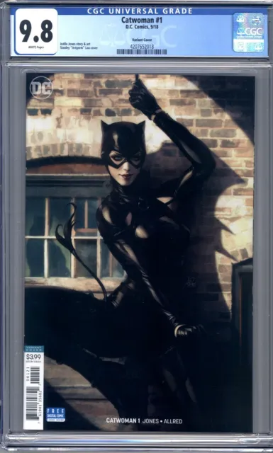 Catwoman #1  Artgerm Variant Cover  DC Comics (2018)  1st Print CGC 9.8