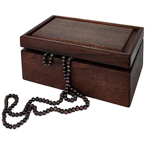 Luxurious Wooden Keepsake Box, Premium Ash Wood Storage Box, Memory Jar