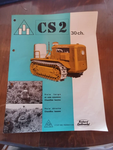Publicité Imprimée Originale 1968 – C.F. Struck Mini-Dozer, Tracteur Vintage