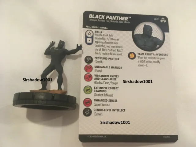 Heroclix Black Panther 006 Marvel Avengers War of the Realms