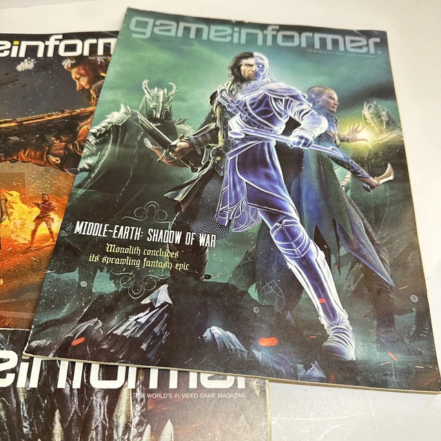GAME INFORMER MAGAZINE Lot of 7 Spider-Man X-men Black Ops Monster ...