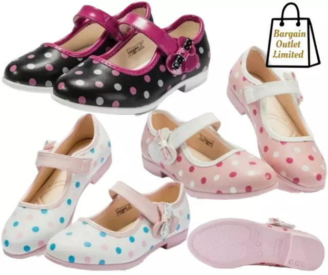 Girls shoes polka dot kids Anti-Slip Shoes Toddler PU Leather Soft Sole pretty