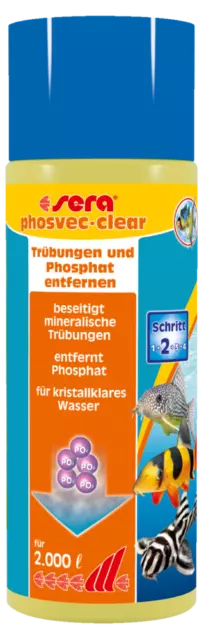 Sera Phosvec Effacer 500 ML Trübung Valeurs Eau Douce Maintenir