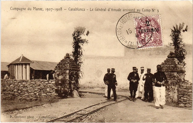CPA AK Casablanca General d'Amade arriving at Camp MOROCCO (1318510)