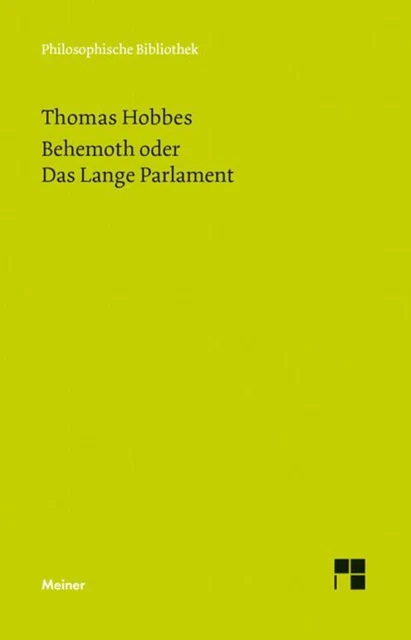 Behemoth oder Das Lange Parlament, Thomas Hobbes