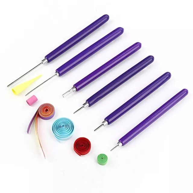 Kit Quilling Paper Tools Pins Slotted Pen Tool Paper Diy Set Tweezer Needle